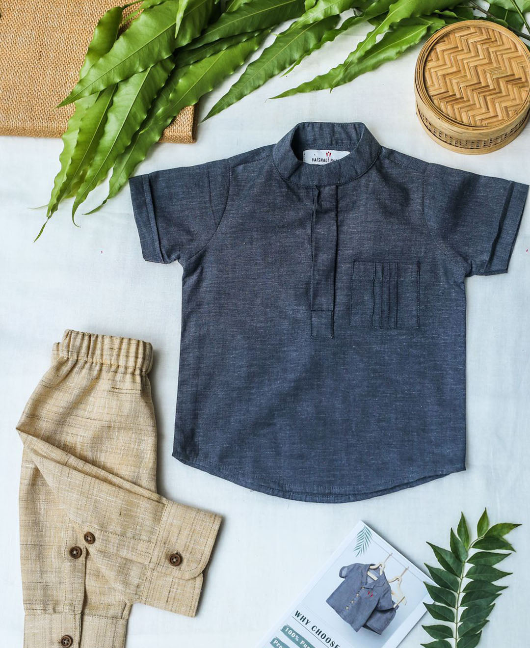 Double Placket Linen Shirt