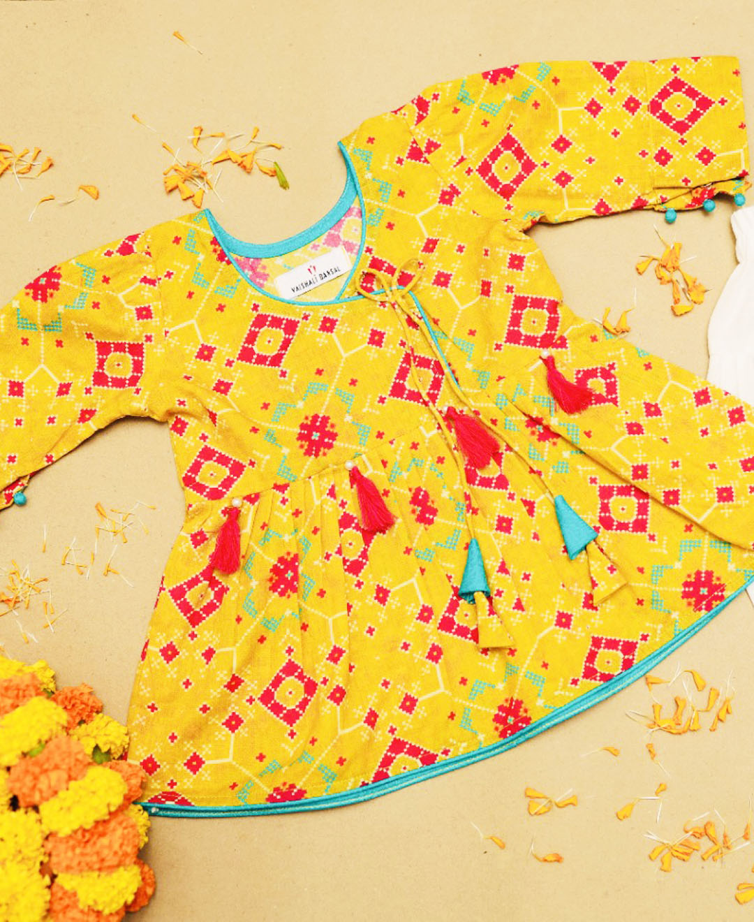 Angrakha and Dhoti Pants (Set of 2)