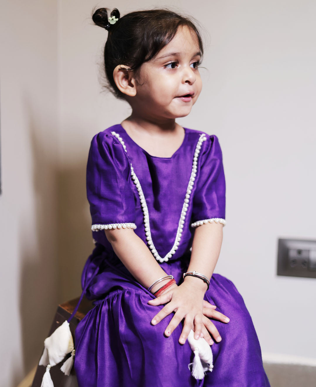 Pearl Glow Sharara Set (set of 2)