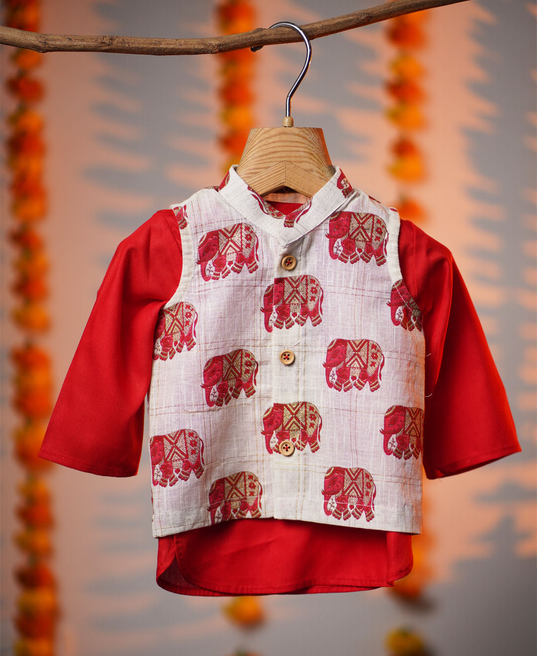 Zari Elephant Bandi Set (Set of 3)