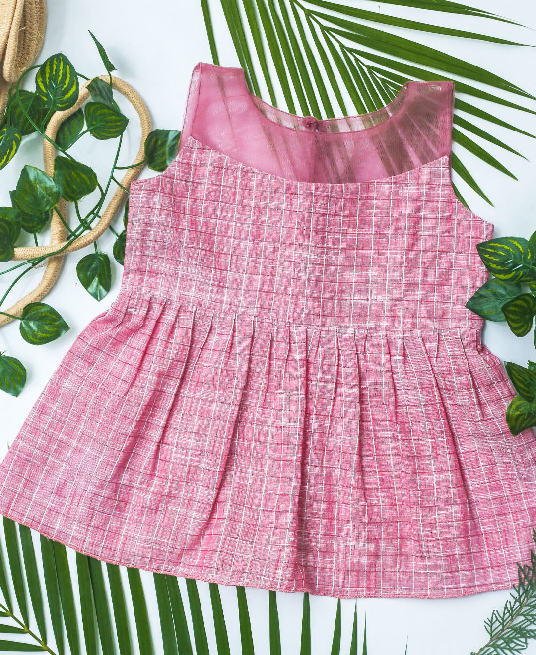 Net handwoven frock