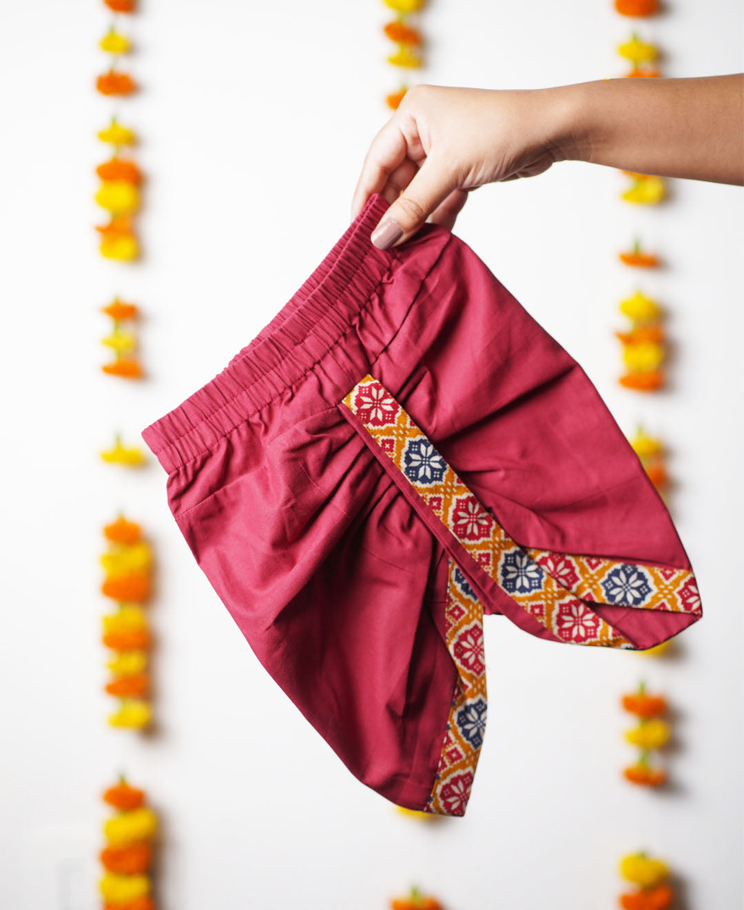 Multicolored Patola Set (Set of 3)