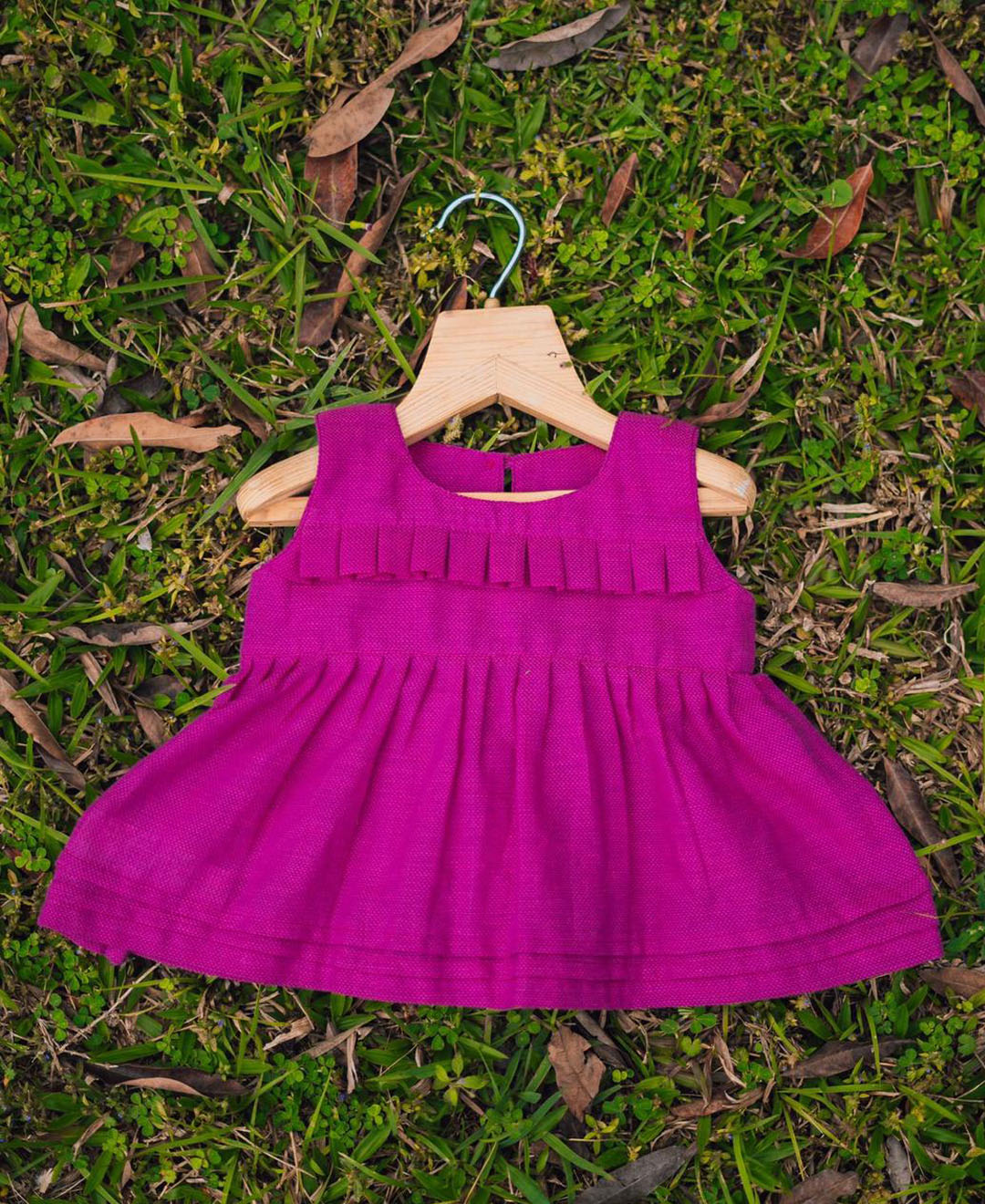 Eco-Chic Handwoven Frock