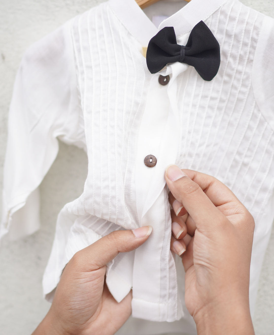 Bamboo Chic Ensemble: Shirt, Waistcoat & Pants Set (Set of 3)