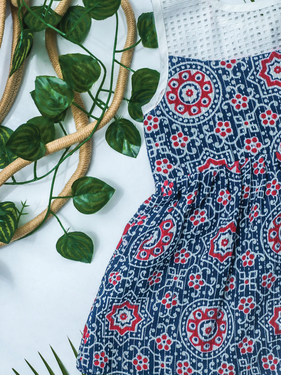 Ajrak Cotton Dress