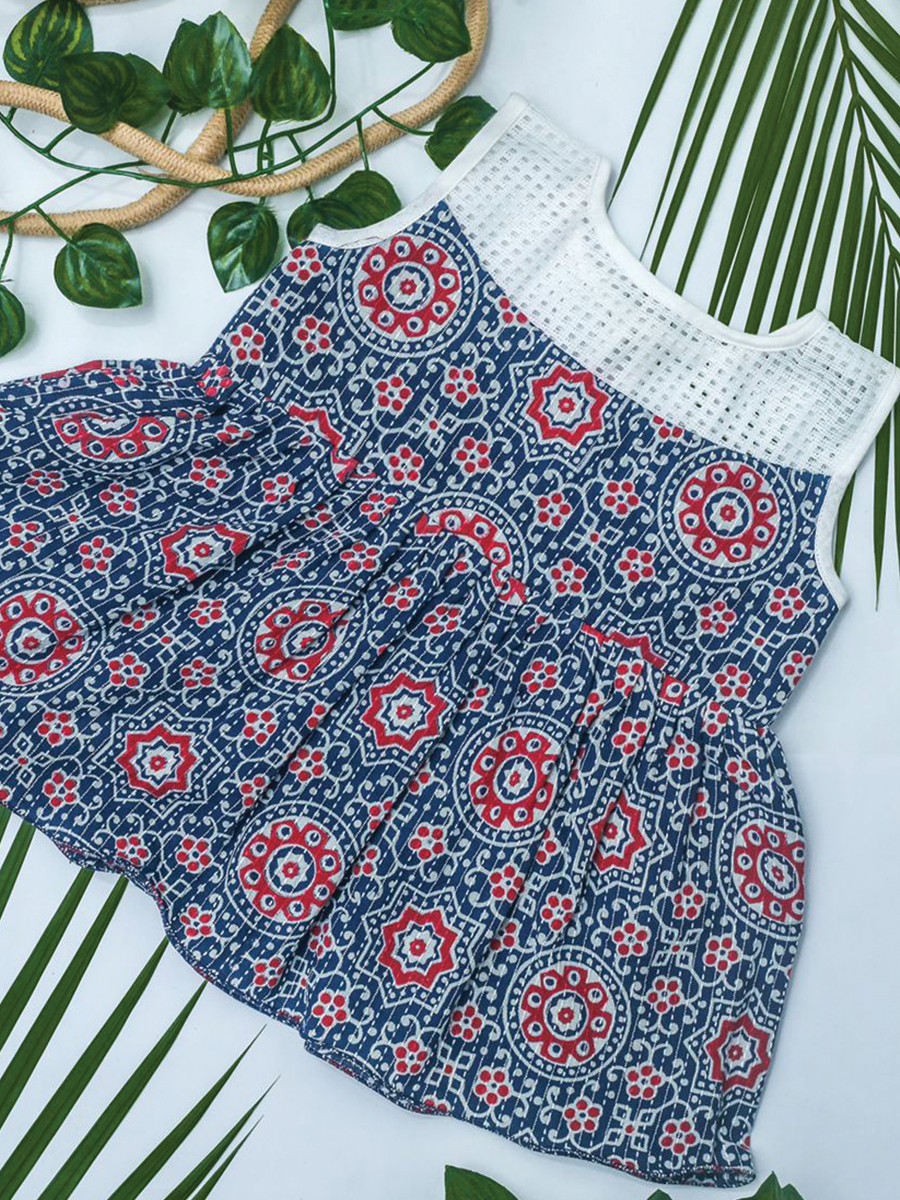 Ajrak Cotton Dress