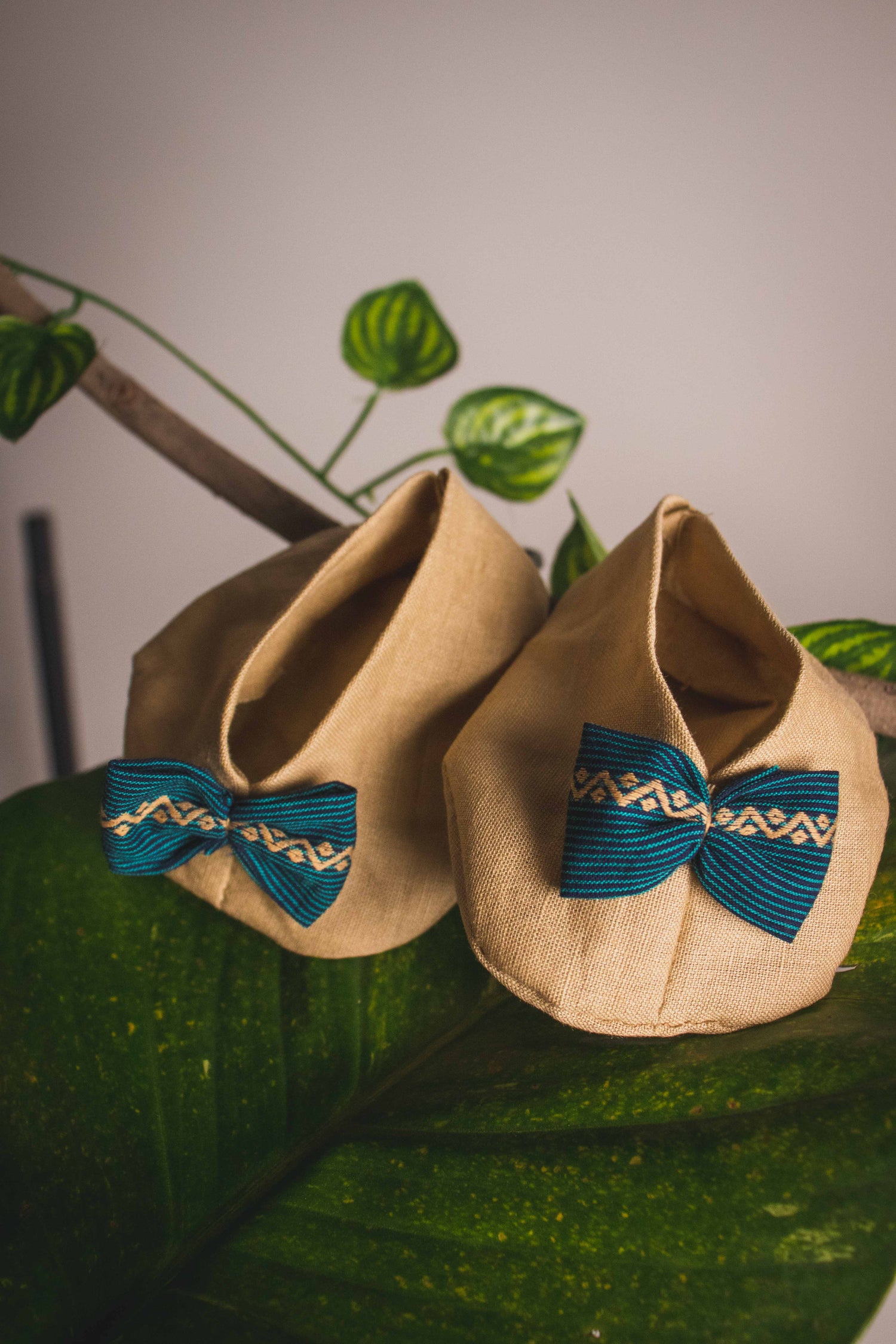 Bow-Tie Styled Handmade Shoes