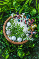 Hand embroidered handmade clips - Assorted combo of 8