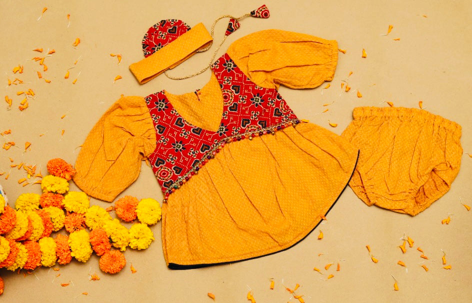 Jacket Style Frock Set (Set of 6)