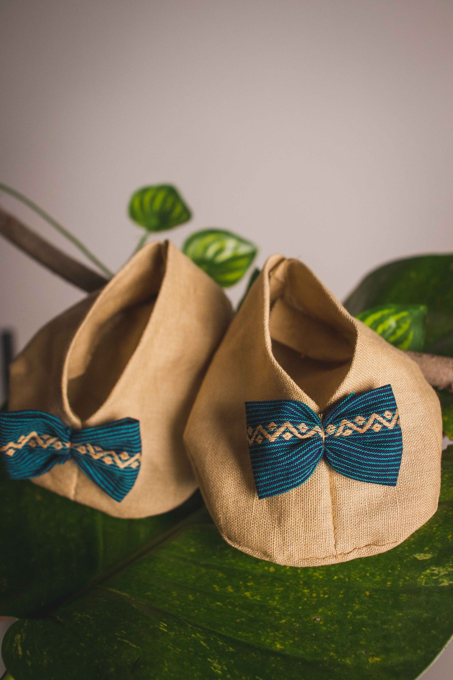 Bow-Tie Styled Handmade Shoes